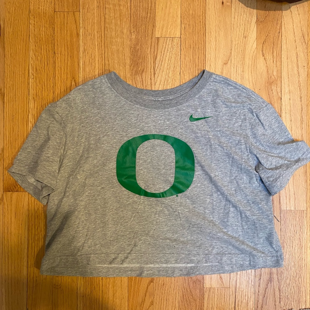 University of Oregon cropped t-shirt